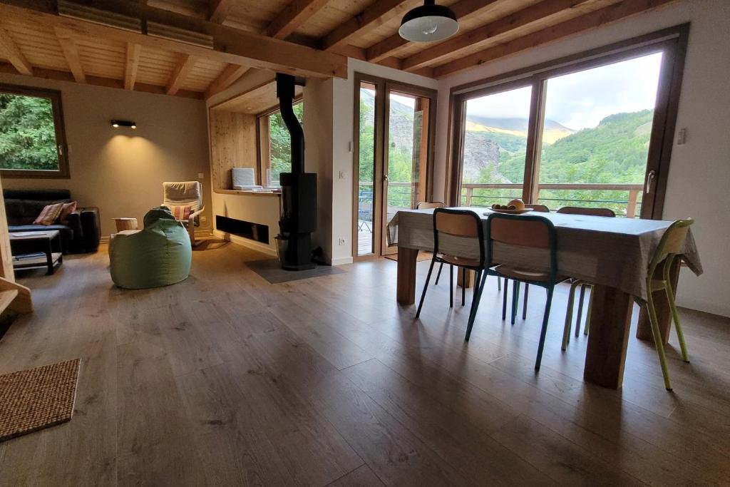 Chalet l'Ecrin, 6 pers, vue panoramique sur la Meije - 5