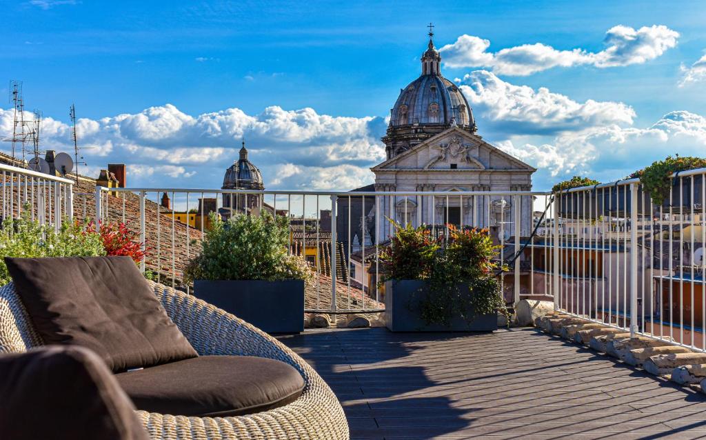Balcony/terrace, Palazzo Navona Hotel in Rome