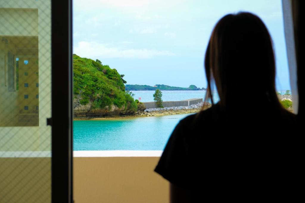 Balcony/terrace, Blue Entrance in Okinawa Main island