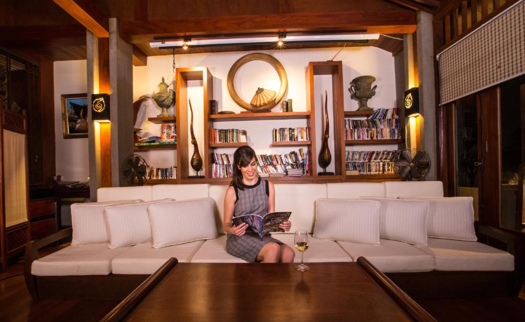 Shared lounge/TV area, Salana Boutique Hotel in Vientiane
