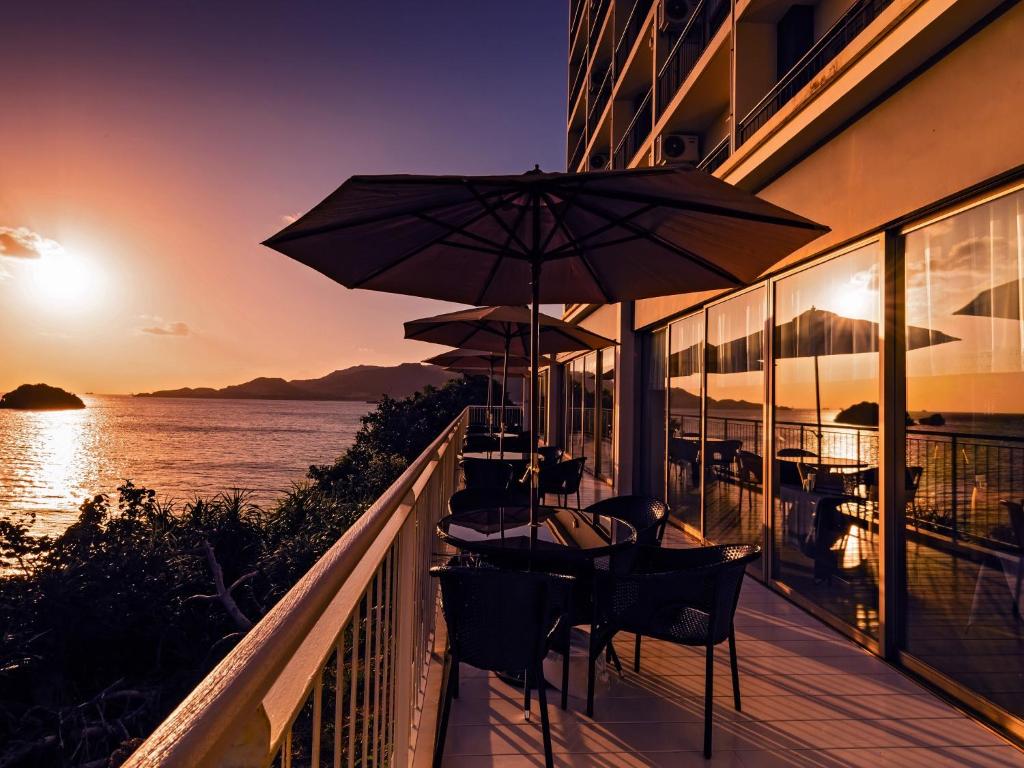 Restaurant, Hotel Resonex Nago in Okinawa Main island