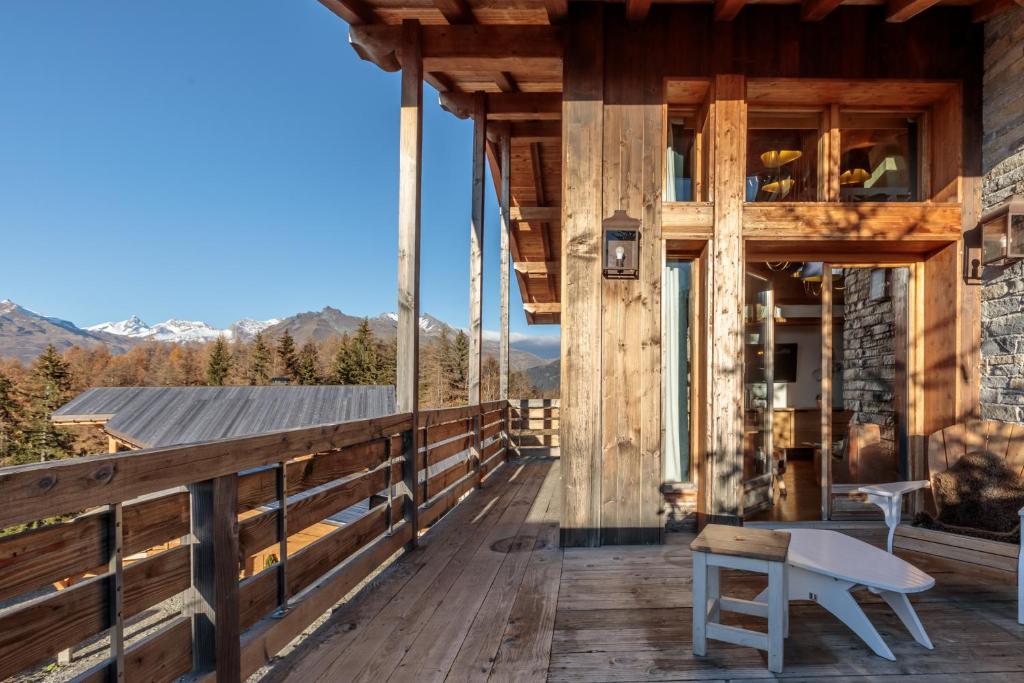 Balcony/terrace, Wanderful Life Les Arcs refuge haut de gamme in Bourg-Saint-Maurice