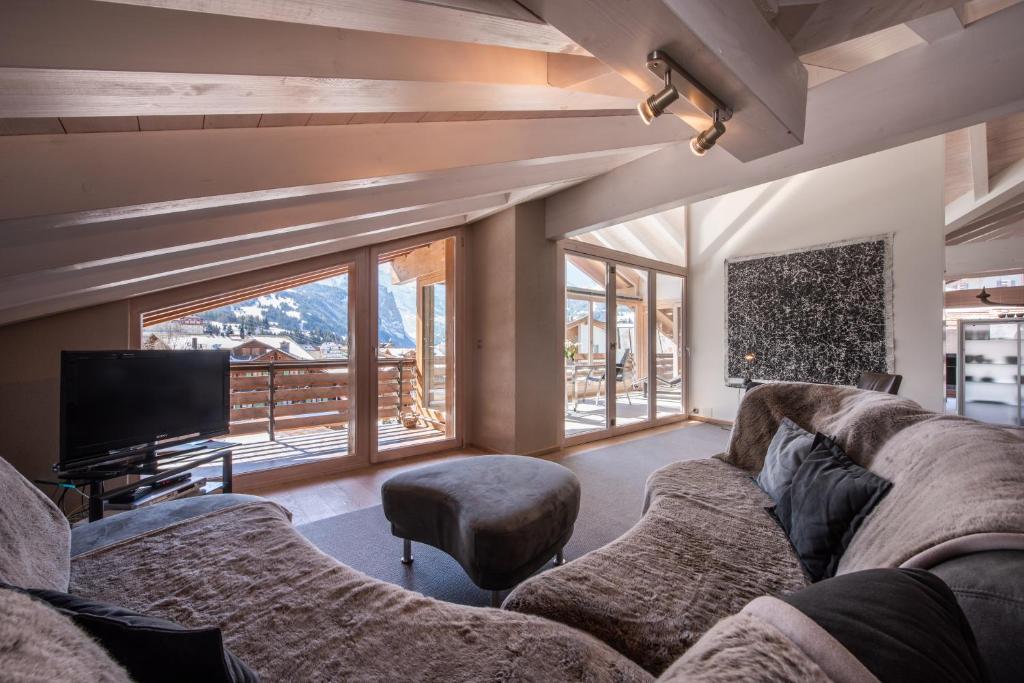 Chalet Schneehoren Penthouse - 4
