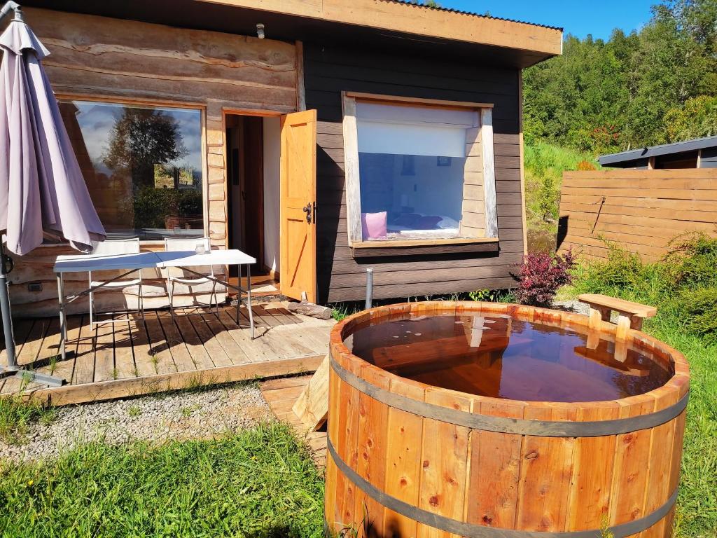 Tiny House con Tinaja Privada en Pucon — Hotel in Pucon