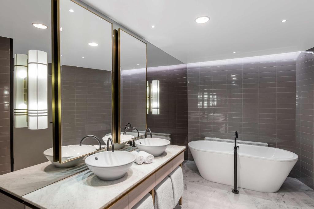Well-appointed bathrooms