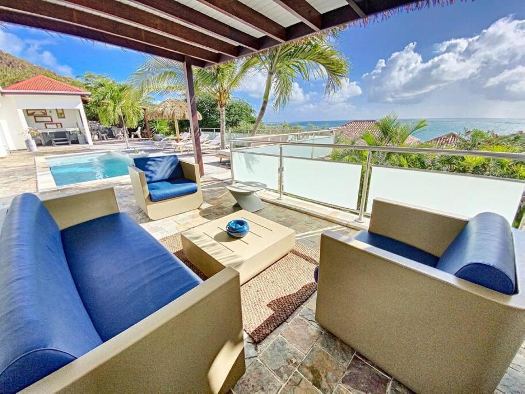 Villa Zen, luxury and confort, private pool and sea view, Cul de Sac
