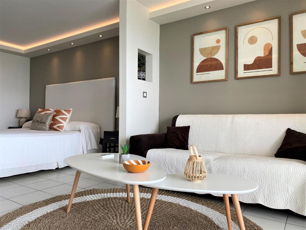 Ocean Front studio , step to the beach, Cul de Sac