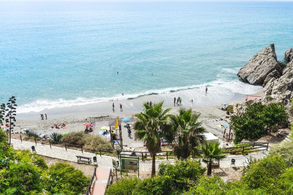 Hostal Marissal by Dorobe — Beach in Nerja, Andalusia