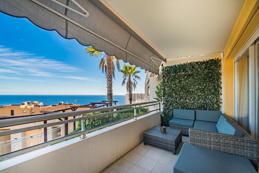 Frontière Monaco, Terrasse, Vue Mer, Parking - AB - 5