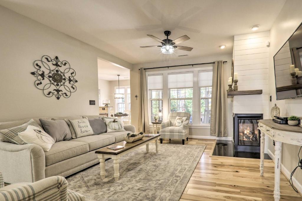 Stylish Hillsborough Home with Patio and Fire Pit