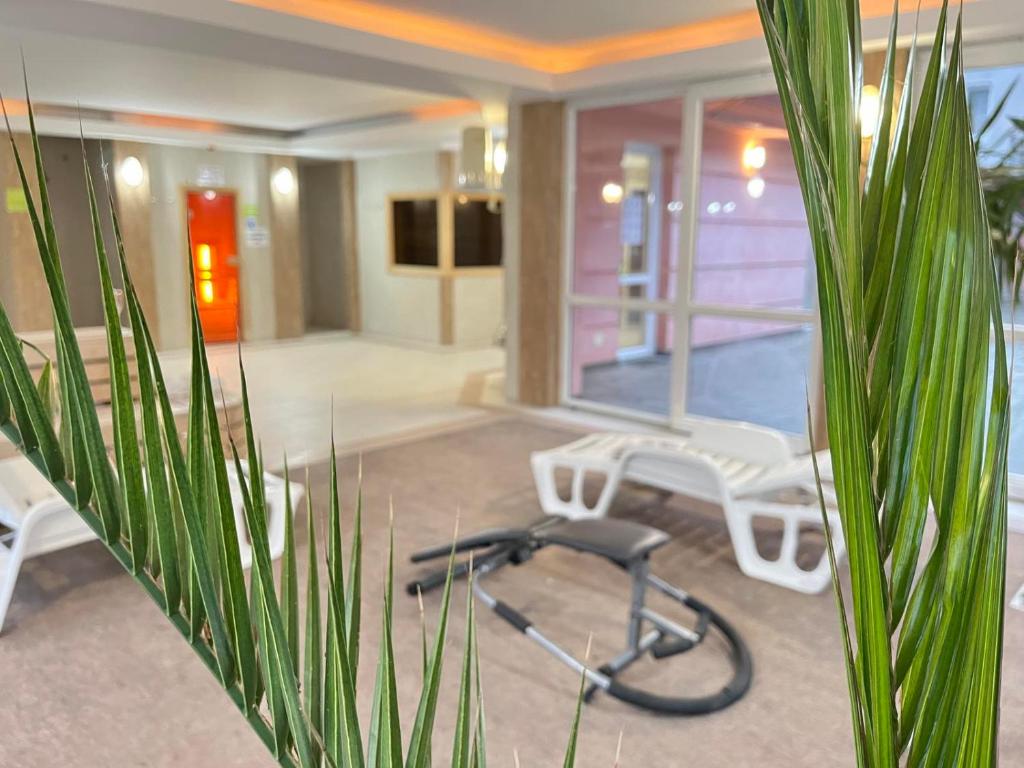 Sauna, Aqua Wellness Apartments in Hajduszoboszlo
