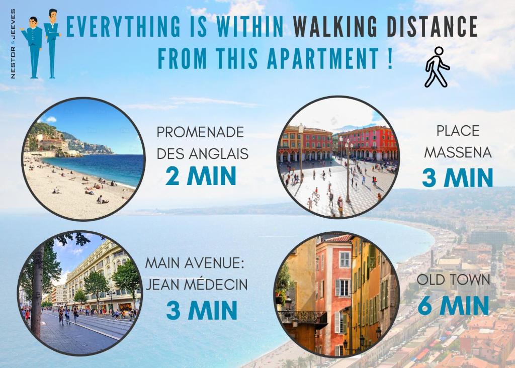 Nestor&Jeeves - CACTUS RIVIERA - Hyper center - Very close sea and Place Massena - 4