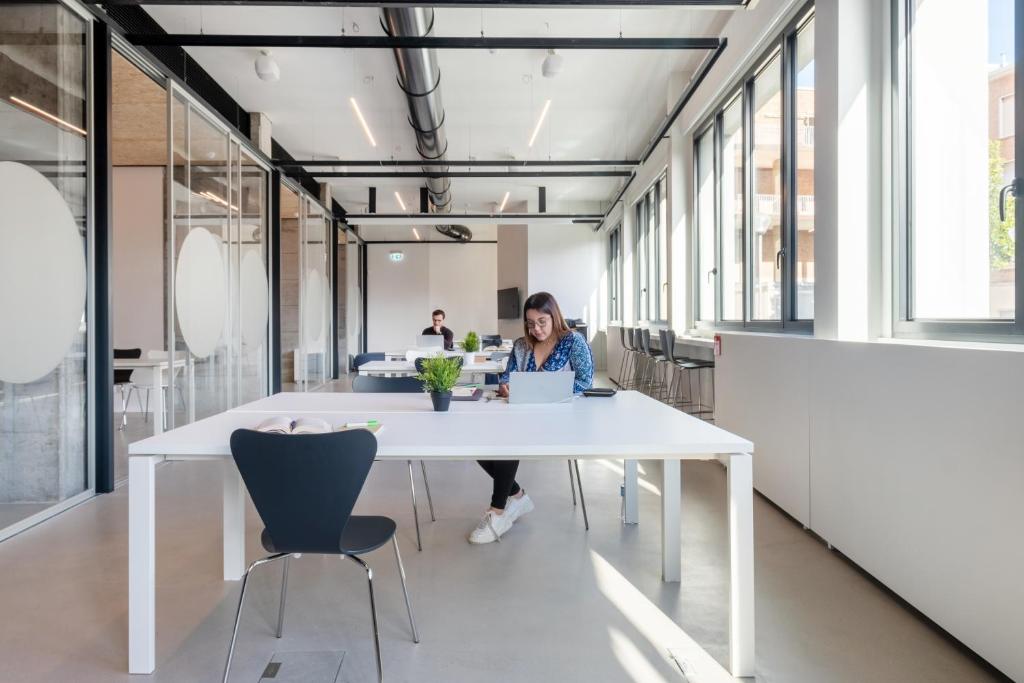 캠플러스 산 피에트로의 피트니스 센터 또는 조식 뷔페 이미지