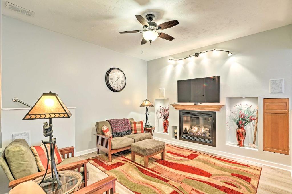 Lovely Mountain Apartment with Patio and Koi Pond!