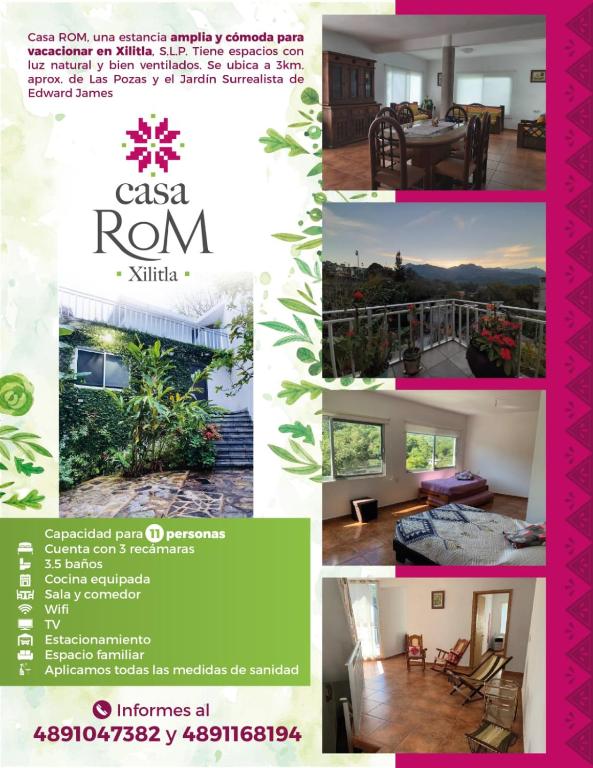 Casa ROM, en Xilitla con bellas vistas