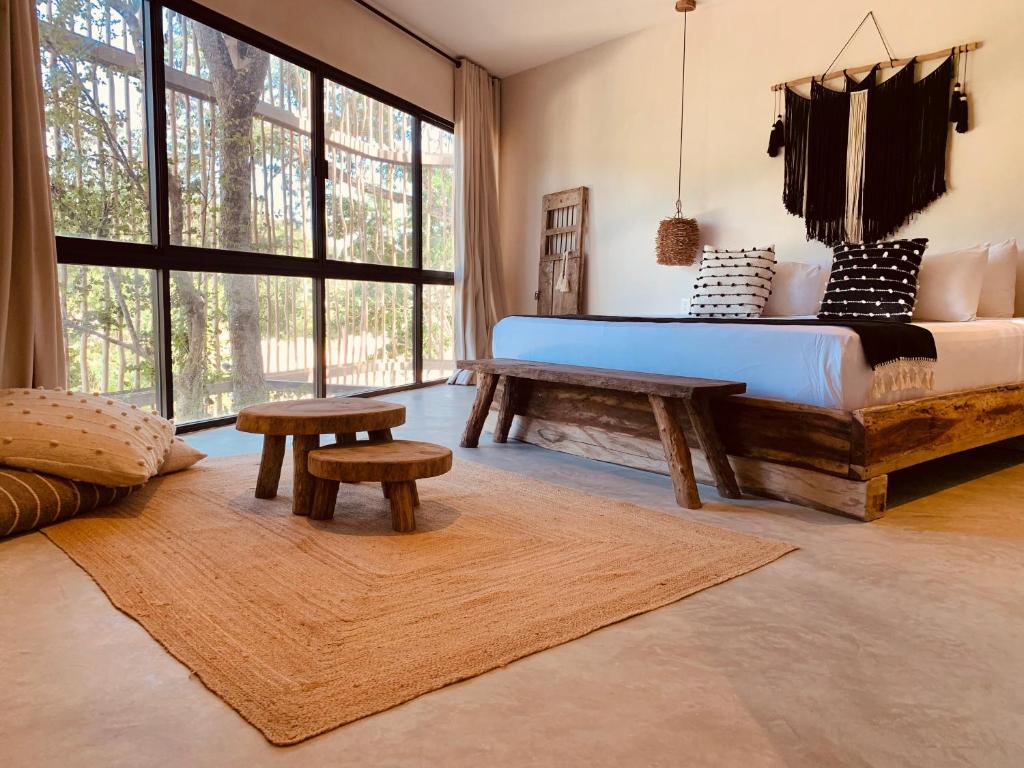 Vida Jungle Boho Apart 9 with special fee to access Hotel Bardo, Tulum