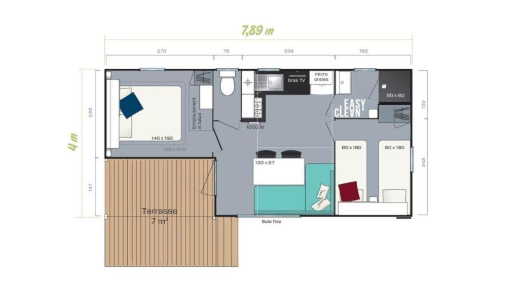 Mobil home A 04, Le Portel