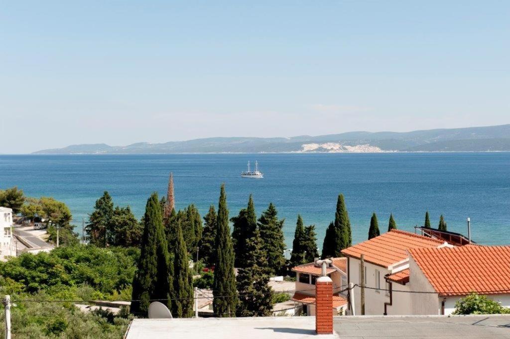 Studio apartment in Duce with sea view, balcony, air conditioning, WiFi 132-8, Duče