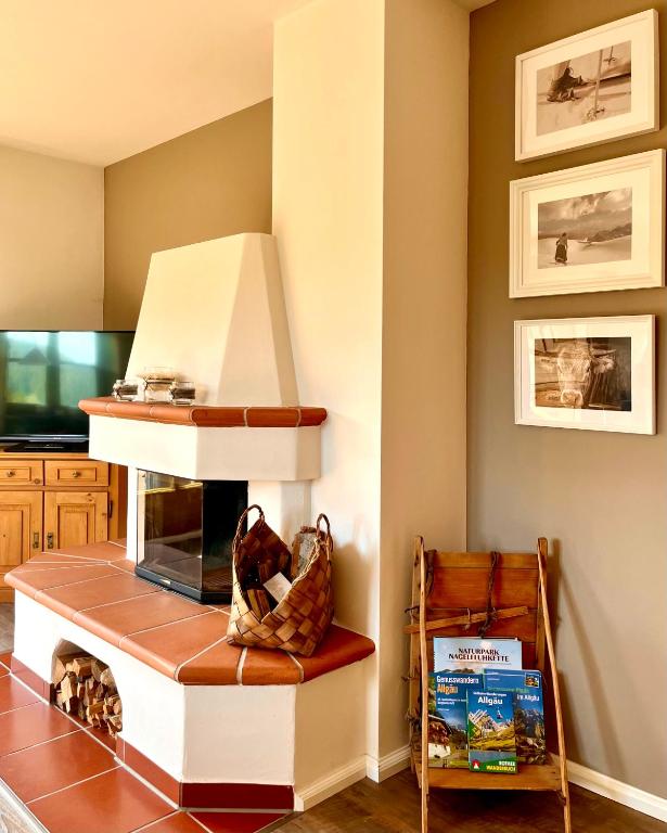 Wunderschöne Wohnung mit Balkon und Blick auf die Alpen, Oberstaufen