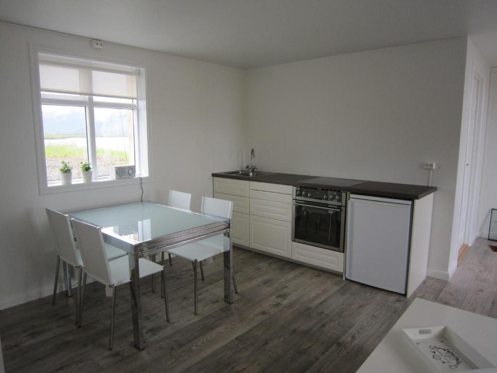 Kitchen, Apartment by the Sea in Hofn