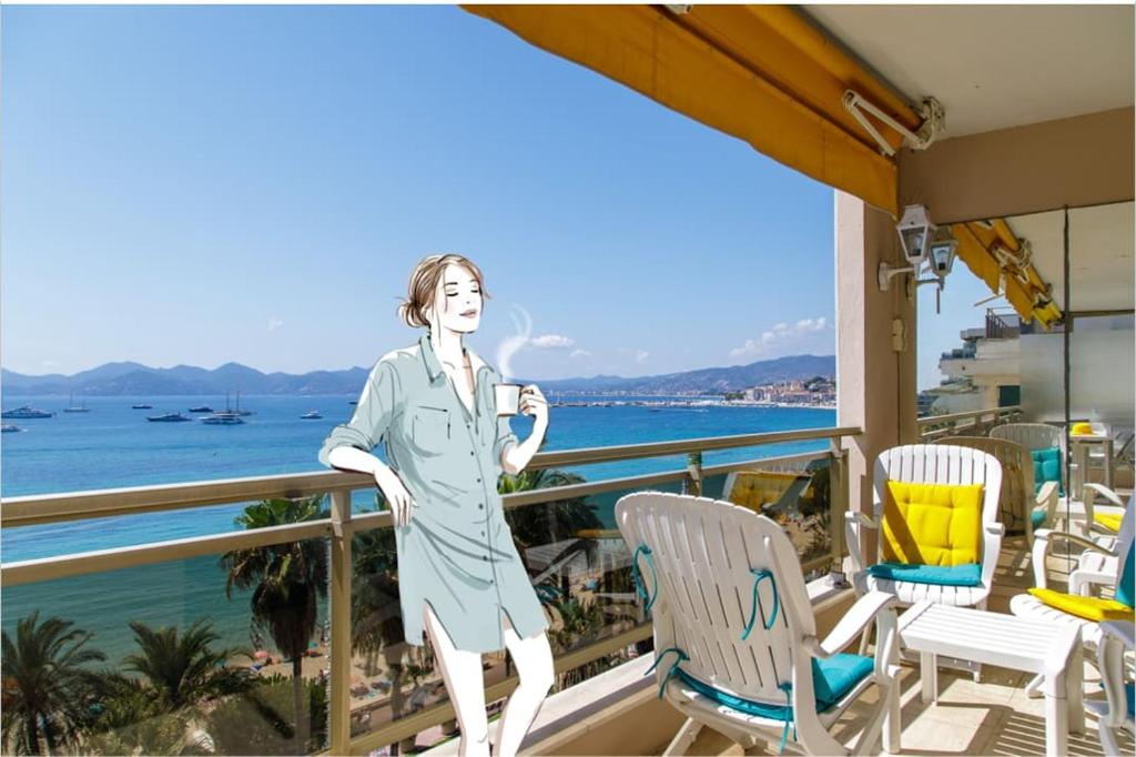 On la Croisette XXL 1 bedroom with amazing sea view - 4