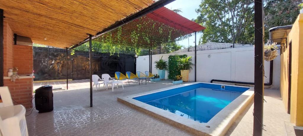CABAÑA LAS MARIAS, Climatizada, Piscina y BBQ - 4