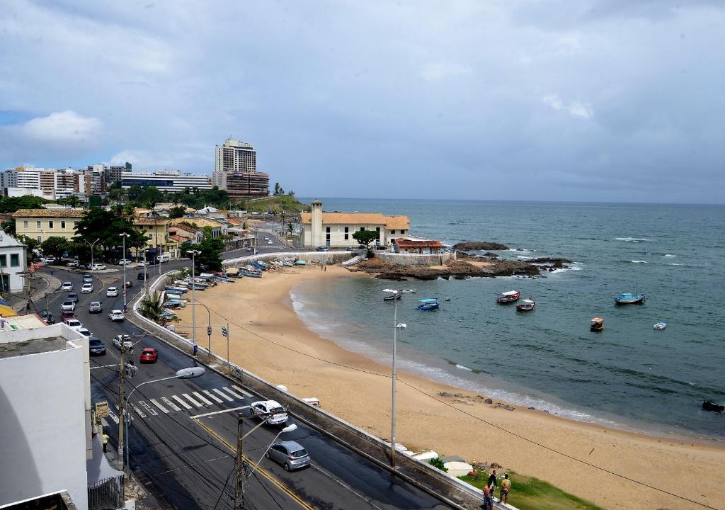 Breakfast spread or dining area in a Salvador hotel