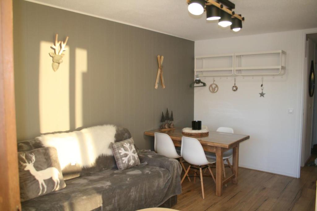 Le Flocon-Studio cabine-Balcon 4-6 Pers à 100m des pistes - 2