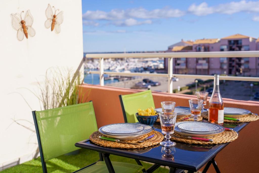 T2 Mer à 80m Soleil Climatisé Frontignan Plage le parfum du sud - 2
