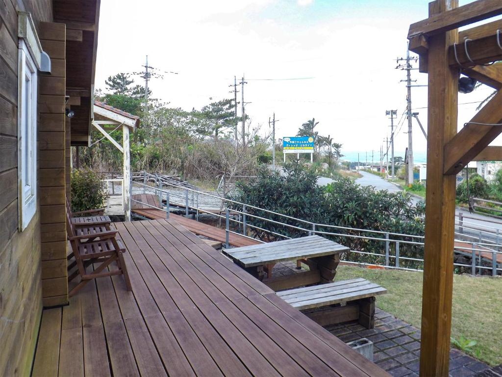 Balcony/terrace, Holiday Home Fu in Okinawa Main island