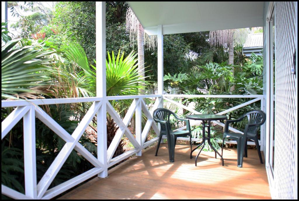 Balcony/terrace, Shoal Bay Holiday Park in Port Stephens