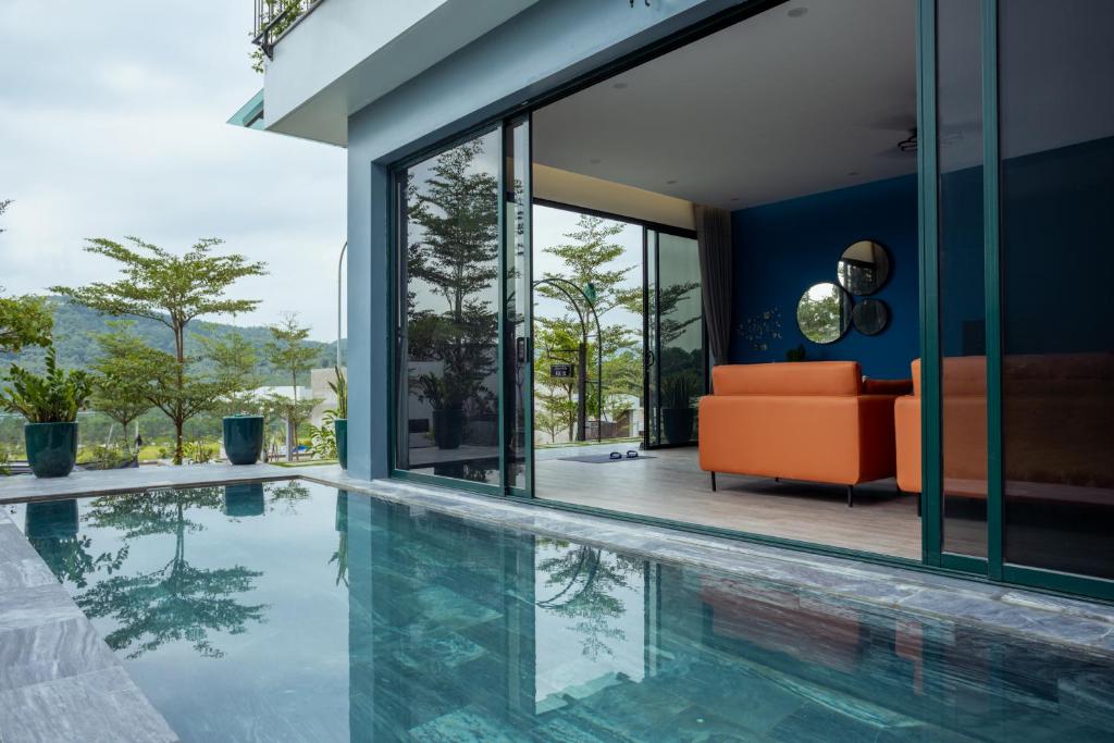 FLAMINGOS VENUS REORT -Xanh Villa - 4 phong ngu- Be boi rieng-Free ve cong