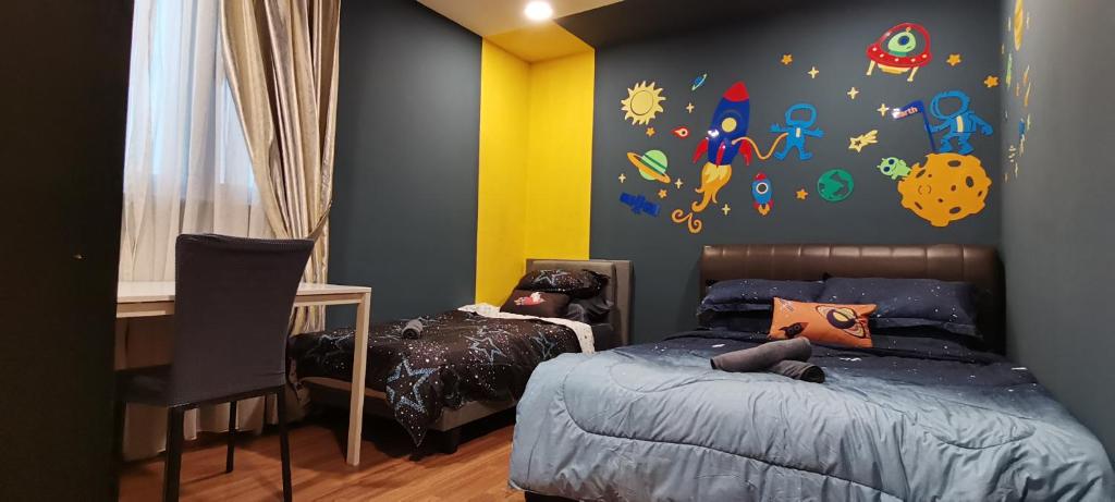 Space Station(4br) in Bukit Bintang @ Taragon Puteri Bintang — Hotel in Kuala Lumpur