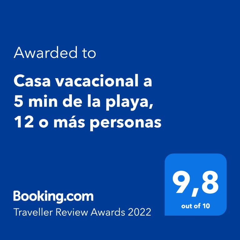 Casa vacacional a 5 min de la playa, 12 o más personas - 3