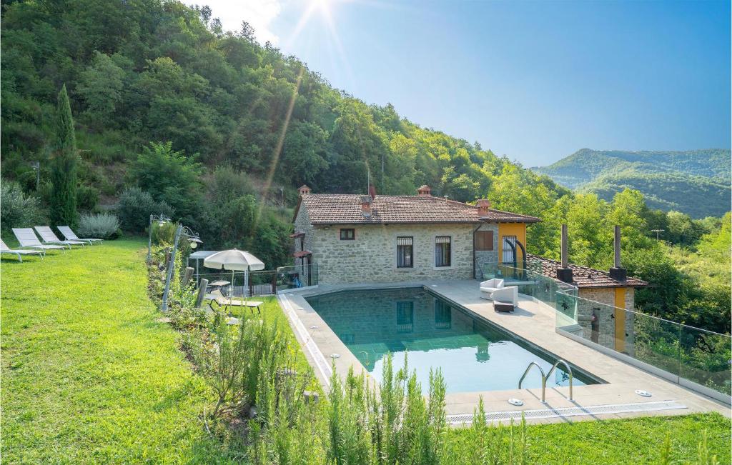 Nice home in Castel Focognano with 1 Bedrooms, WiFi and Outdoor swimming pool
