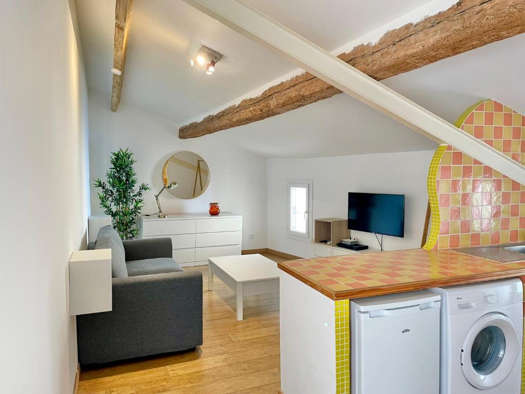 Grand studio sur la Marine - 1