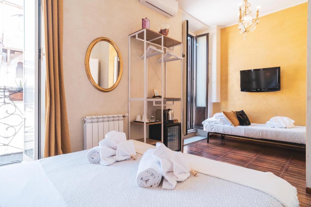 Golden Rooms Piazza di Spagna 전경