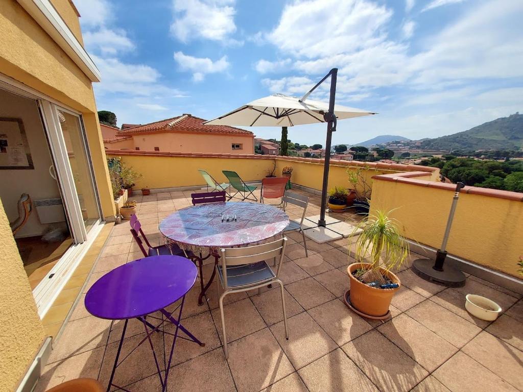 ROCADE DE COLLIOURE appt T4 avec grande terrasse et garage - 3