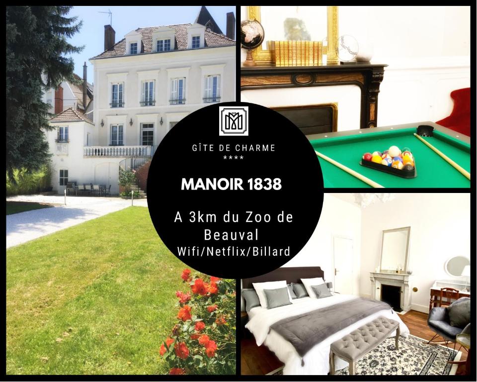 Manoir 1838 a - 3 km du Zoo de Beauval &amp; proche des chateaux — Hotel in Saint-Aignan