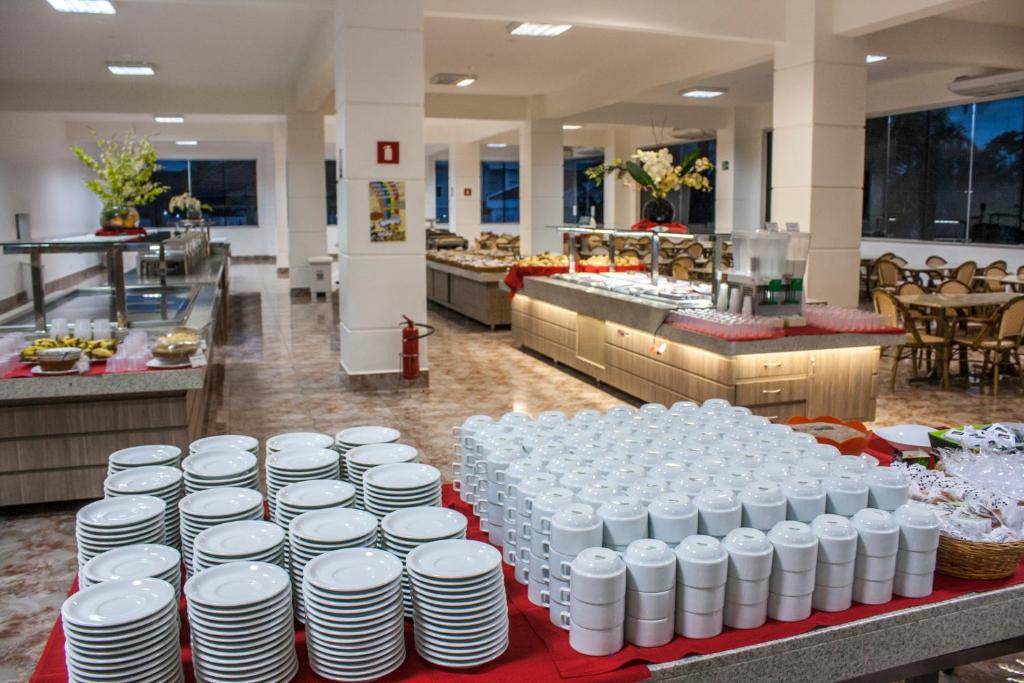 Restaurant, Lacqua diRoma Hotel com Parque Aquatico 24 horas in Caldas Novas