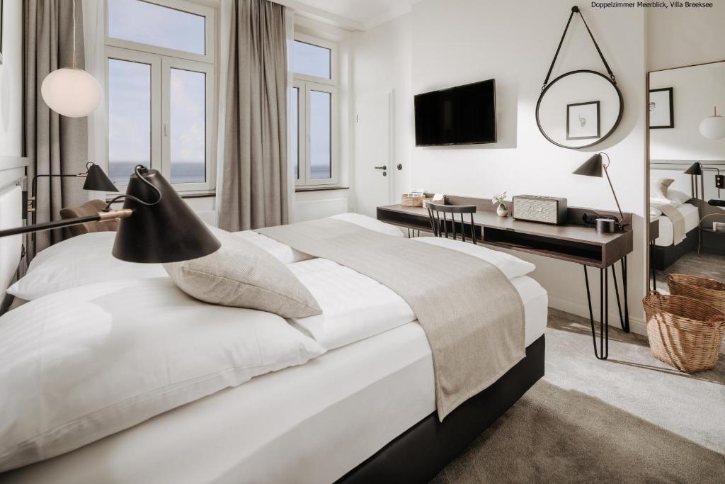 Double Room with Sea View, Villa Breeksee in Norderney