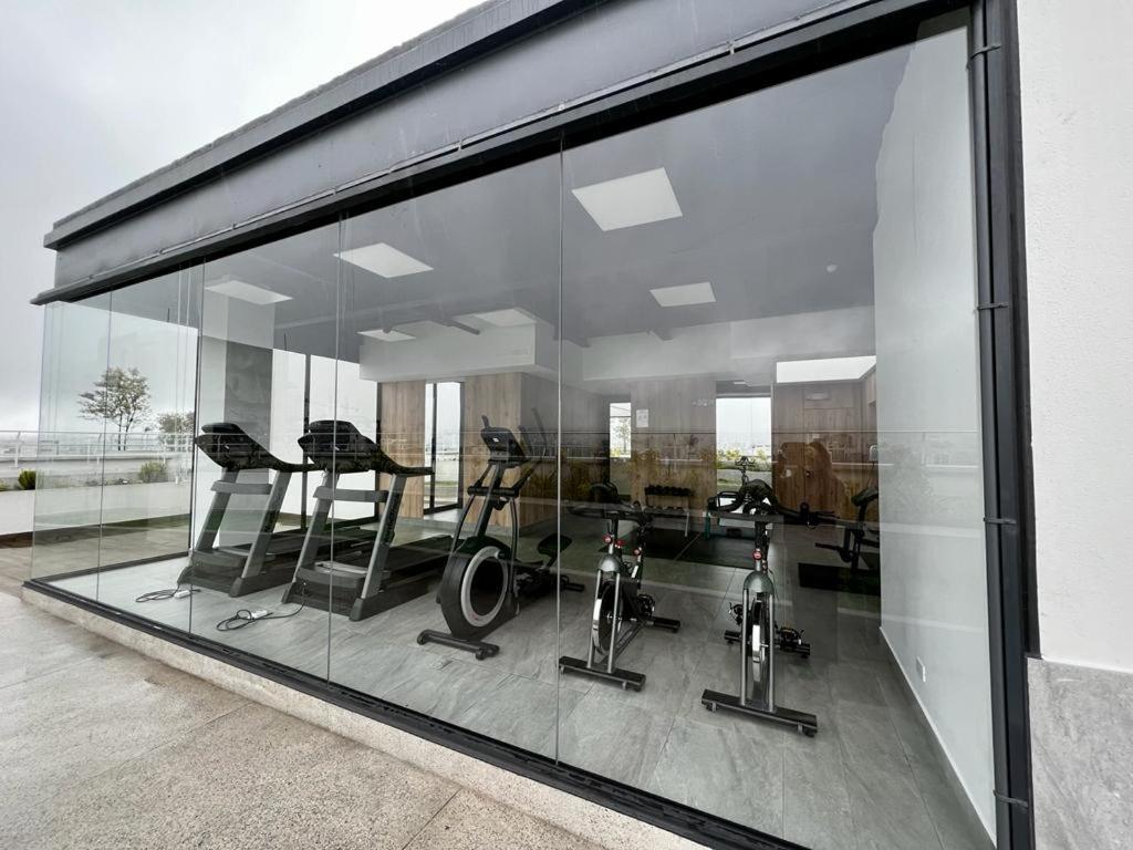 Luxury apartment with balcony and view photo