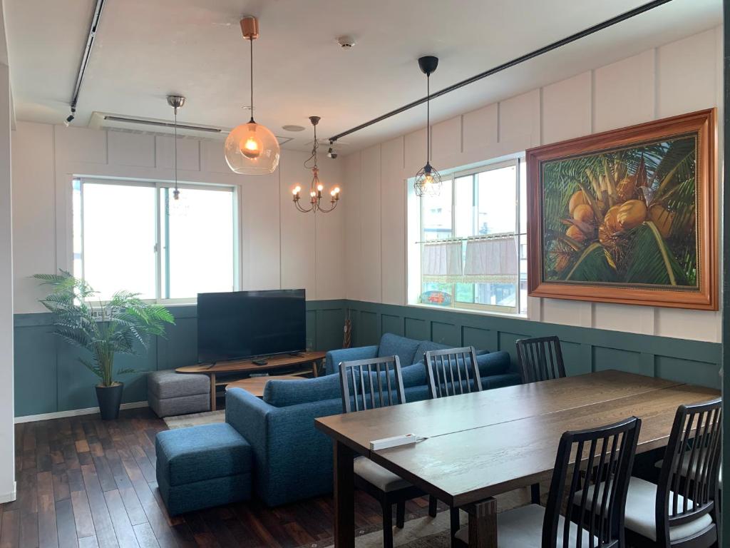 B&B Surf Rider 공용 주방이나 라운지