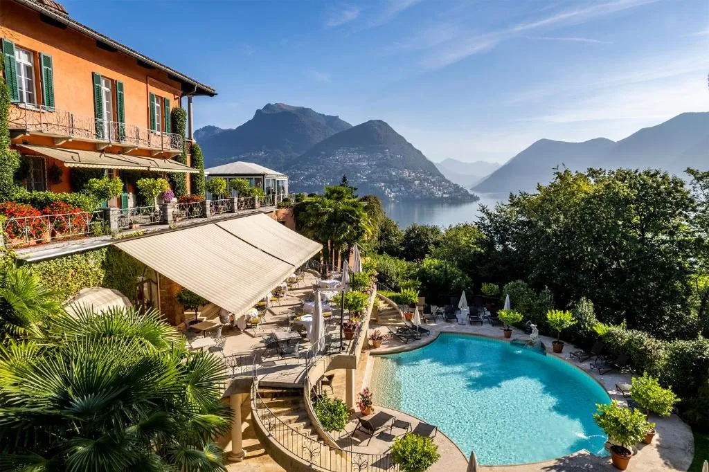 Villa Principe Leopoldo, hotel in Lugano