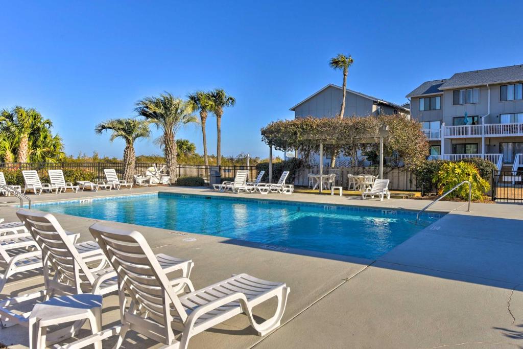Beachfront Condo with 3 Pools on St Helena Island!, Oceanmarsh Subdivision