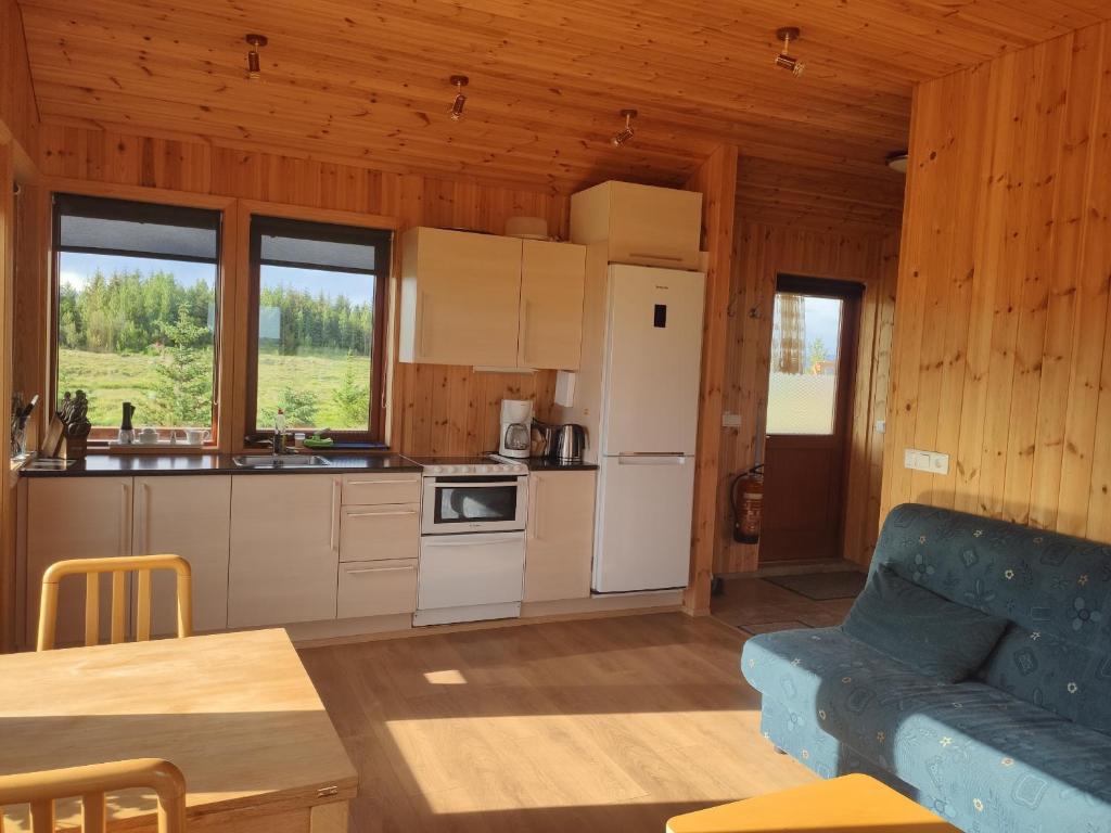 Bright and Peaceful Cabin with Views & Hot Tub photo