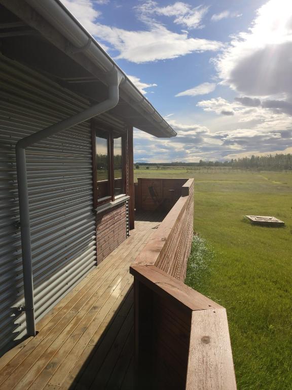 Bright and Peaceful Cabin with Views & Hot Tub photo