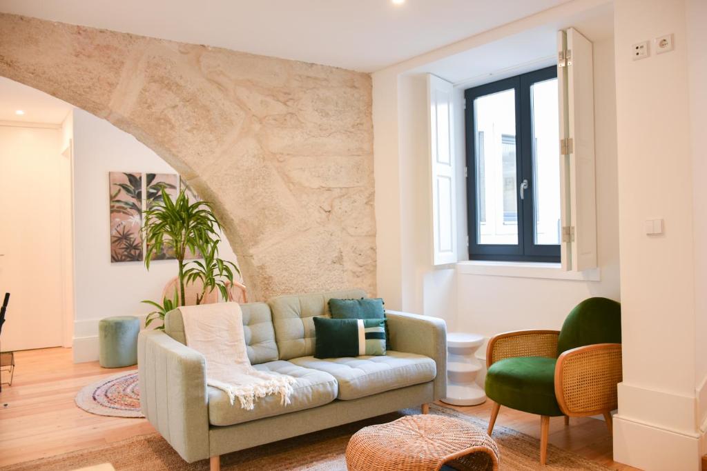 Lindo apartamento 2 quartos com pátio - Batalha - APT C, Porto