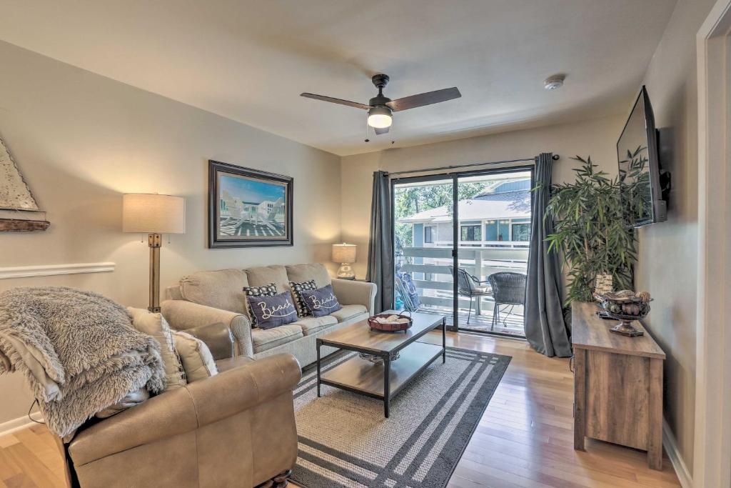 Walk to Folly Field Beach Island Escape with Pool, Hilton Head Island