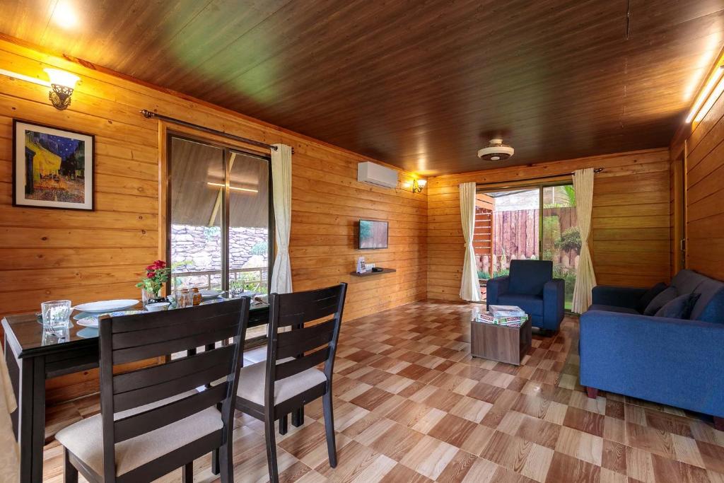 StayVista Wooden House with Jacuzzi